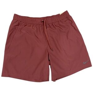 NEW Nike Men’s Red Athletic Shorts Size Large 7” Inseam Lightweight & Breathable